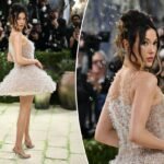 Eileen Gu wears 15K glass bubbles to Met Gala 2026