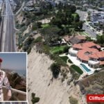 Dana Level house owner’s gorgeous $10M mansion is hanging off a cliff. Now he is bracing for an excellent El Niño
